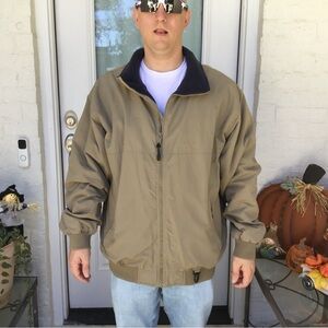 Men's Jacket XXL White Sierra Light Brown/Tan Gently Worn Great buy!